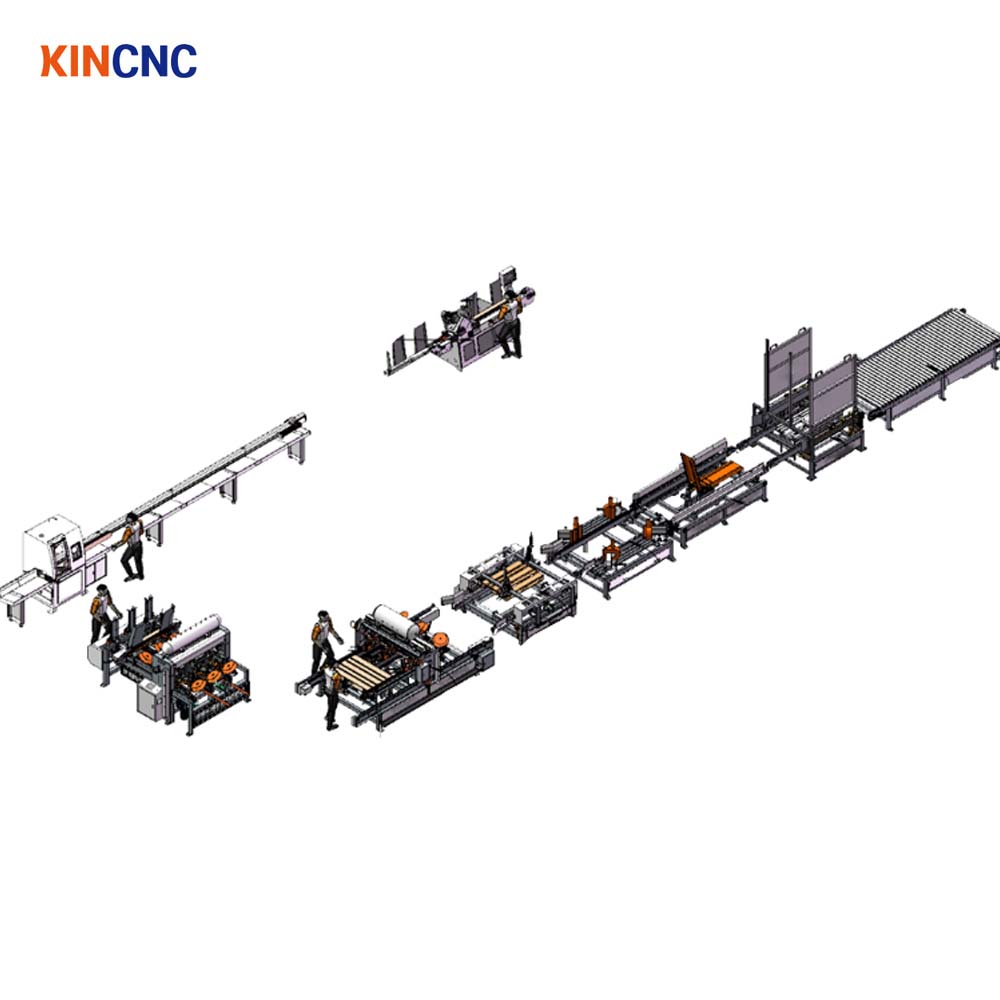 European Standard Horizontal Nailing Machine Assembly Line